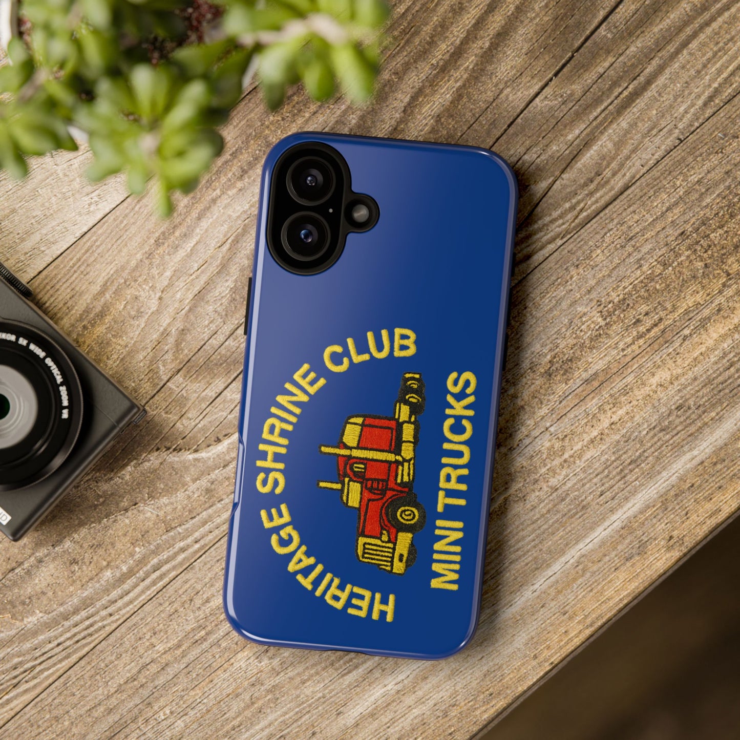 Heritage Shrine Club Mini Trucks Phone Case, Tough Phone Cover, Heritage Shrine Club Gift, Retro Truck Accessories, Car Enthusiast Case