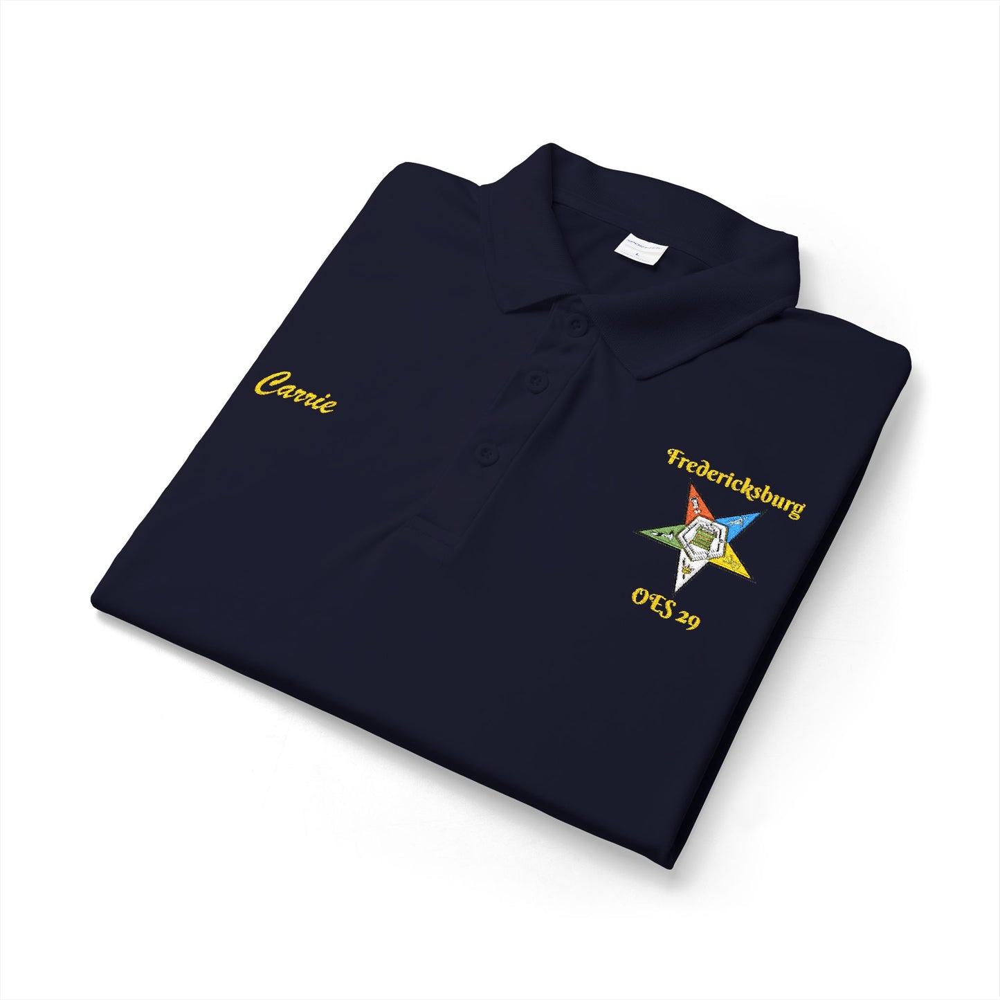 OES Personalized Polo – Performance Shirt with Embroidered Name