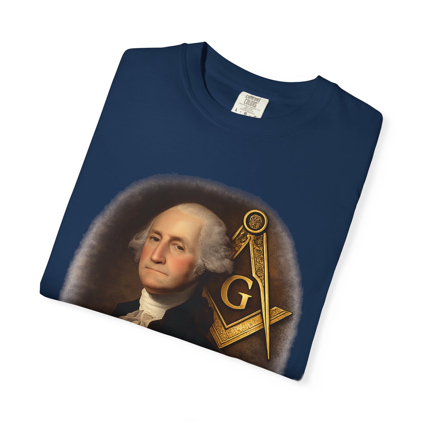 George Washington – Brother in Masonry Portrait Shirt | Masonic Apparel