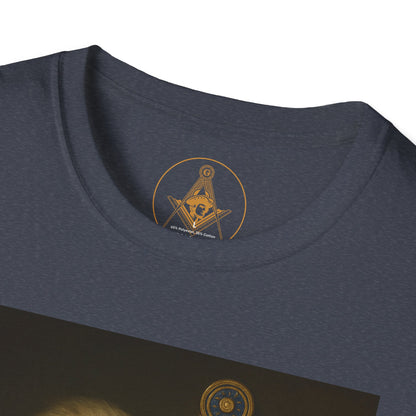 James Monroe Masonic Unisex T-Shirt | Masonic Apparel, Gift for Freemasons, Classic Graphic Tee, Unique Masonic Shirt, Lodge Meeting Wear