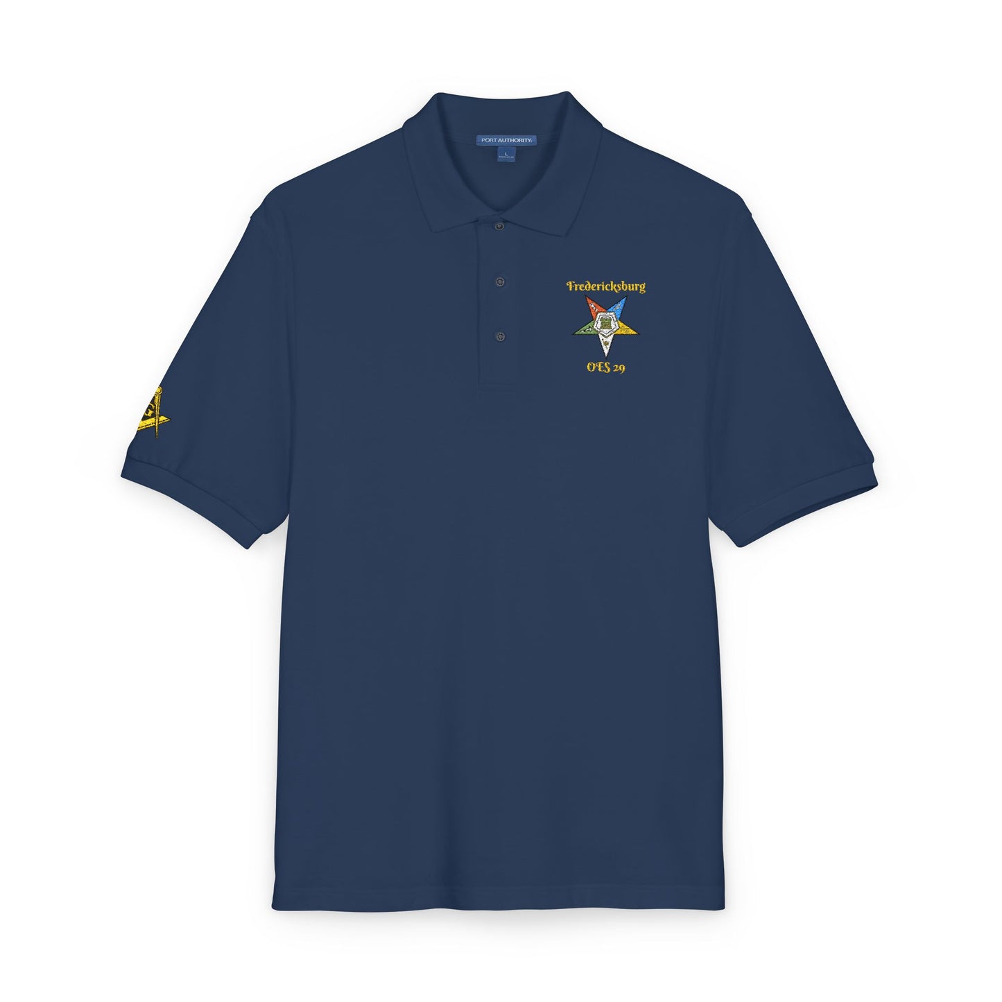 Fredericksburg OES No. 29 Polo – Embroidered Chapter Apparel