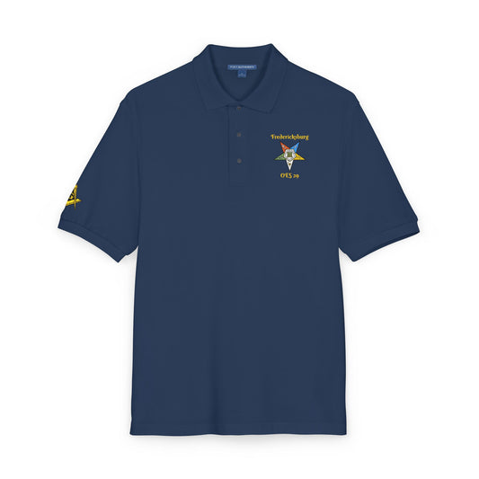 Fredericksburg OES No. 29 Polo – Embroidered Chapter Apparel
