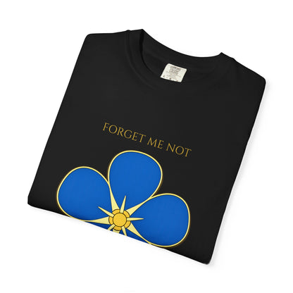 Forget Me Not Masonic Shirt – In Memory of the Brethren