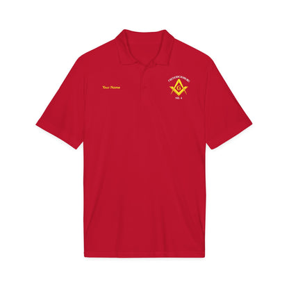 Fredericksburg Lodge No. 4 Personalized Embroidered Polo