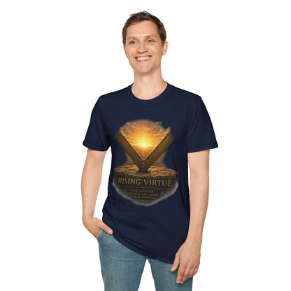 Rising Virtue – The Square Masonic T-Shirt