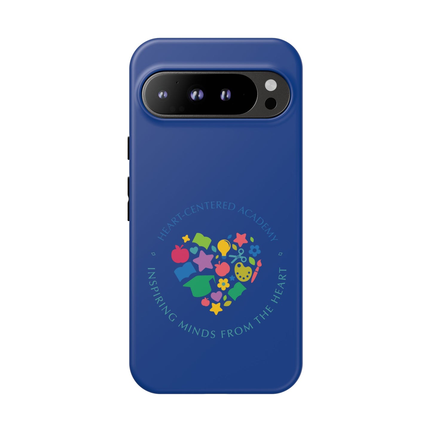 Heart Center Academy Tough Cases: Inspiring Minds Phone Case, Teacher Gift, School Supplies, Everyday Use, Back to School, Unique Phone Accessories