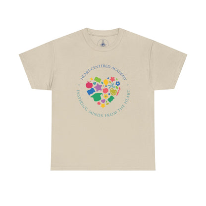 Heart-Centered National Empowering Minds Tee, Meaningful Gift, Unisex Cotton Shirt, Mindfulness Apparel, Inspirational Top
