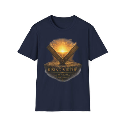 Rising Virtue – The Square Masonic T-Shirt
