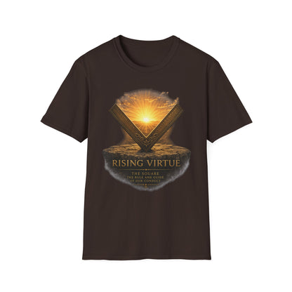 Rising Virtue – The Square Masonic T-Shirt