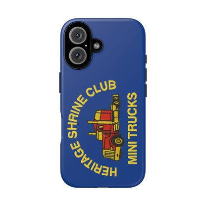 Heritage Shrine Club Mini Trucks Phone Case, Tough Phone Cover, Heritage Shrine Club Gift, Retro Truck Accessories, Car Enthusiast Case