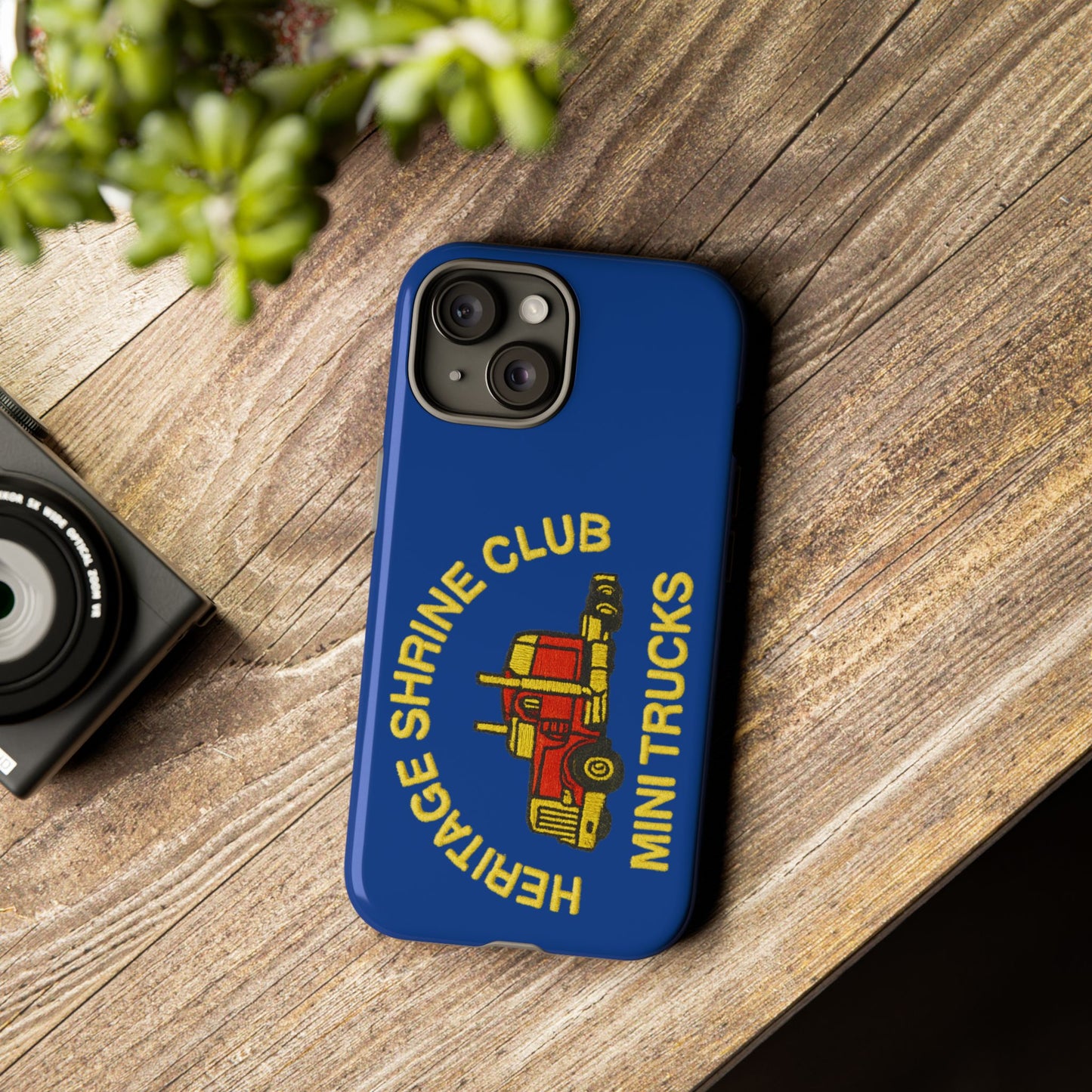 Heritage Shrine Club Mini Trucks Phone Case, Tough Phone Cover, Heritage Shrine Club Gift, Retro Truck Accessories, Car Enthusiast Case