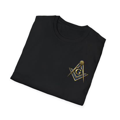 Classic Square & Compasses – Left Chest T-Shirt