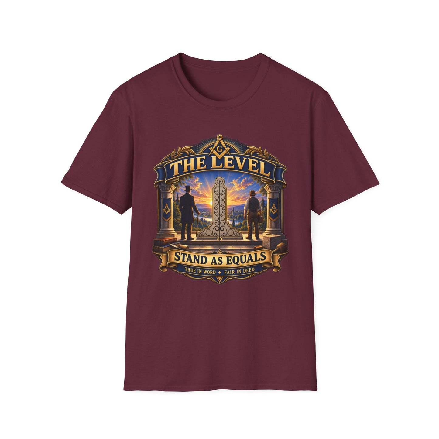 Stand as Equals – The Level Masonic T-Shirt