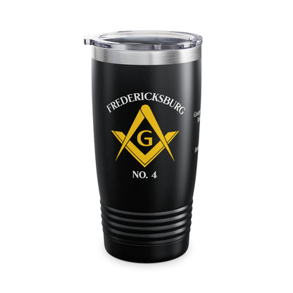 Fredericksburg Ringneck Tumbler - 20oz Masonic Travel Mug