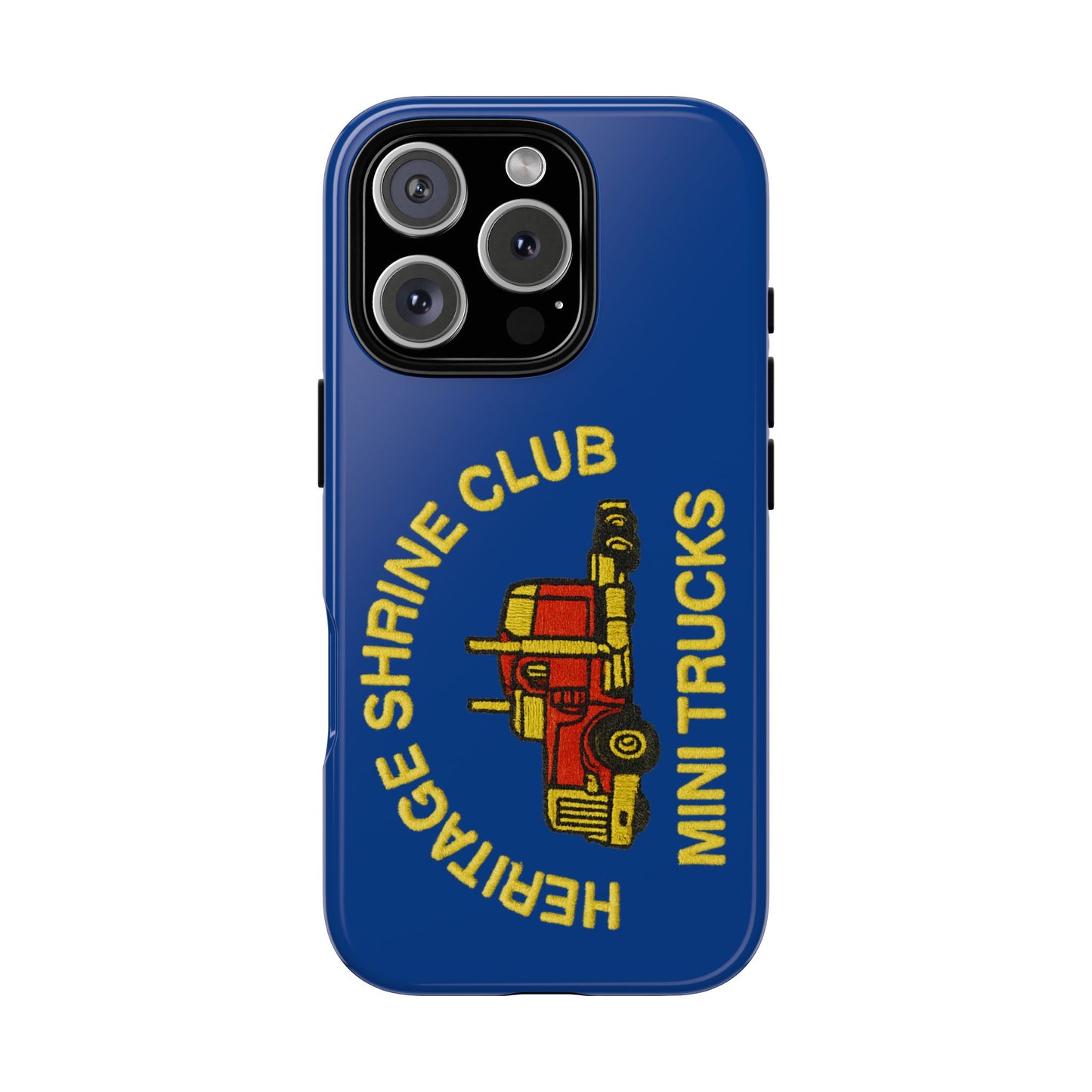 Heritage Shrine Club Mini Trucks Phone Case, Tough Phone Cover, Heritage Shrine Club Gift, Retro Truck Accessories, Car Enthusiast Case