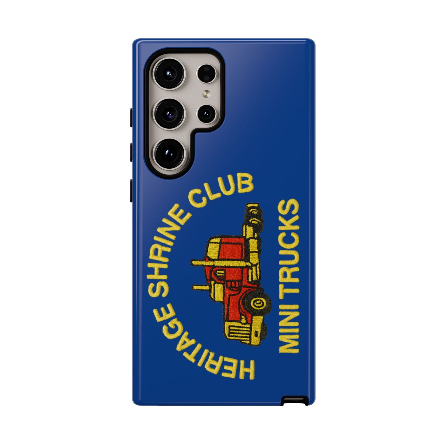 Heritage Shrine Club Mini Trucks Phone Case, Tough Phone Cover, Heritage Shrine Club Gift, Retro Truck Accessories, Car Enthusiast Case