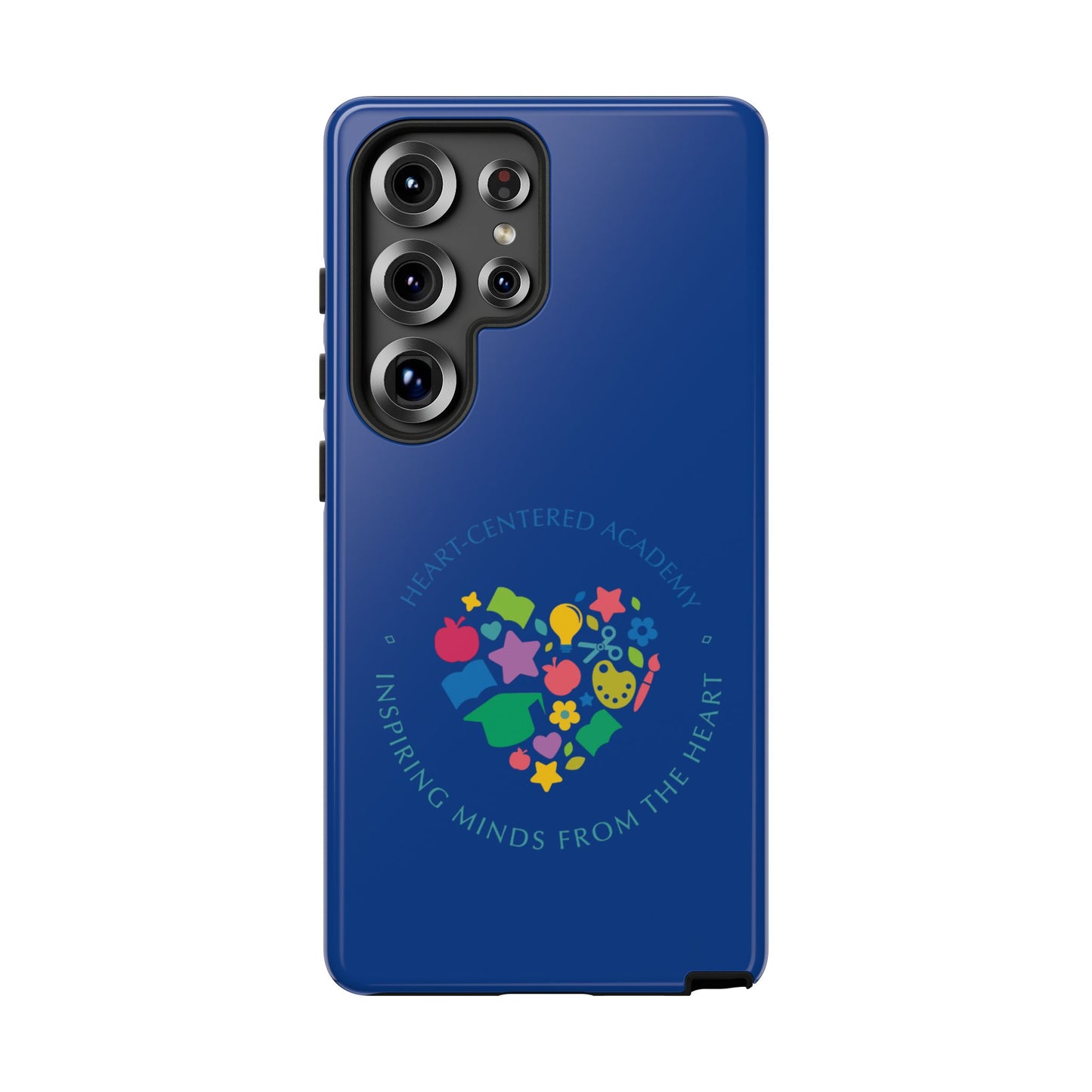 Heart Center Academy Tough Cases: Inspiring Minds Phone Case, Teacher Gift, School Supplies, Everyday Use, Back to School, Unique Phone Accessories
