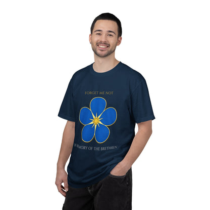 Forget Me Not Masonic Shirt – In Memory of the Brethren