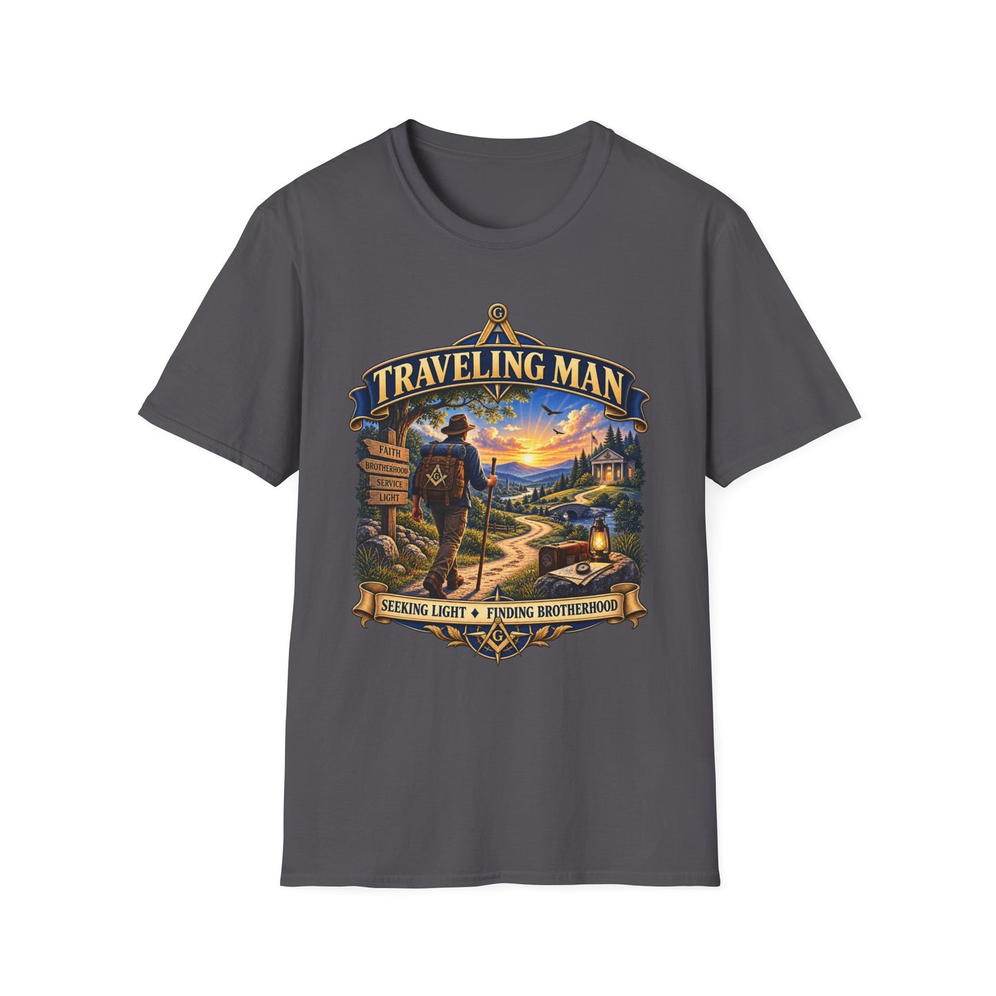 Traveling Man – Masonic T-Shirt