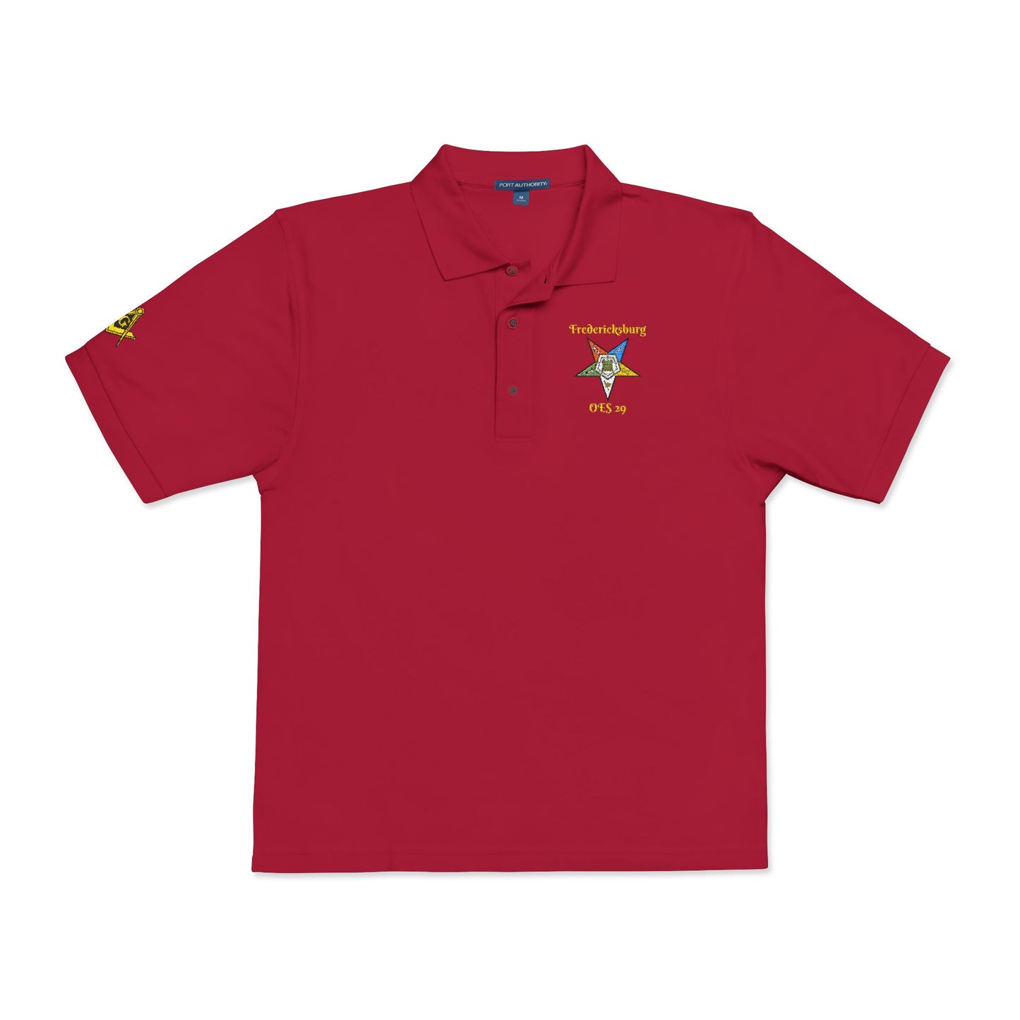 Fredericksburg OES No. 29 Polo – Embroidered Chapter Apparel