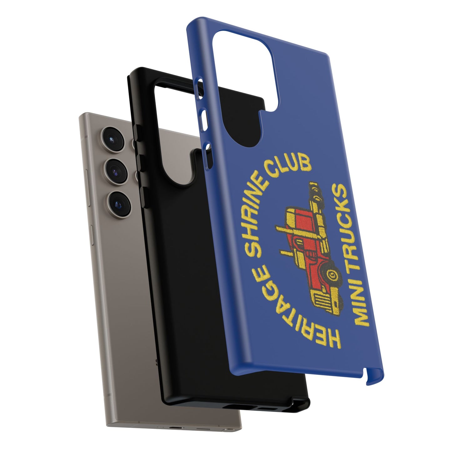 Heritage Shrine Club Mini Trucks Phone Case, Tough Phone Cover, Heritage Shrine Club Gift, Retro Truck Accessories, Car Enthusiast Case
