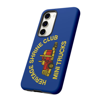 Heritage Shrine Club Mini Trucks Phone Case, Tough Phone Cover, Heritage Shrine Club Gift, Retro Truck Accessories, Car Enthusiast Case