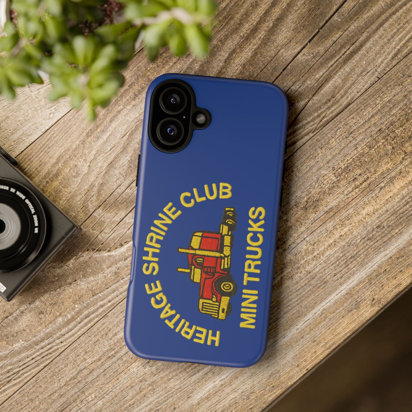 Heritage Shrine Club Mini Trucks Phone Case, Tough Phone Cover, Heritage Shrine Club Gift, Retro Truck Accessories, Car Enthusiast Case