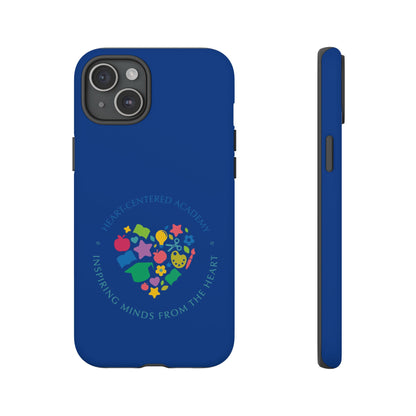 Heart Center Academy Tough Cases: Inspiring Minds Phone Case, Teacher Gift, School Supplies, Everyday Use, Back to School, Unique Phone Accessories