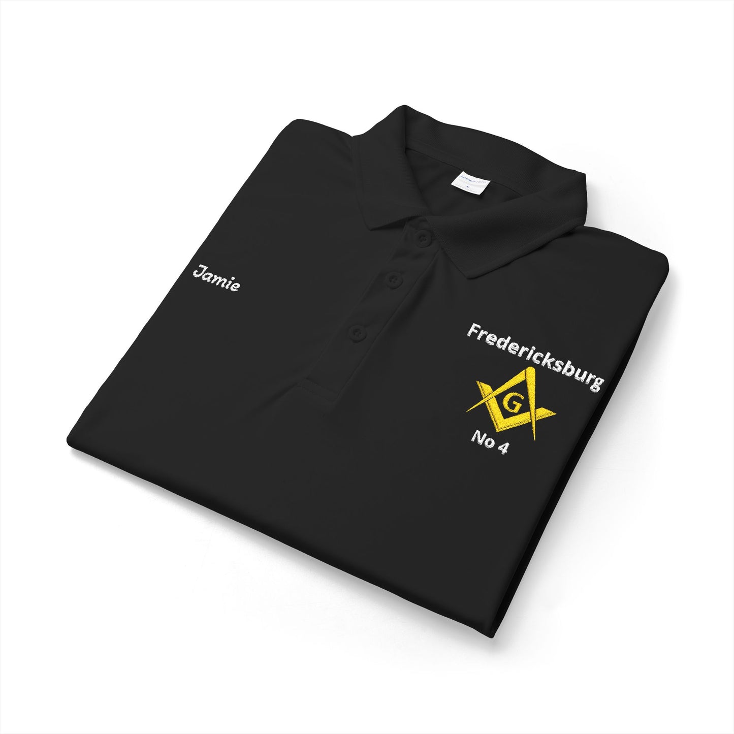 Personalized Masonic Lodge Performance Polo – Custom Name & Lodge