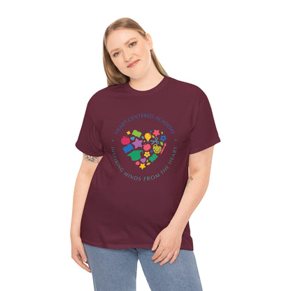 Heart-Centered National Empowering Minds Tee, Meaningful Gift, Unisex Cotton Shirt, Mindfulness Apparel, Inspirational Top