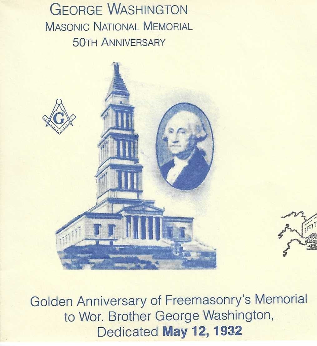 1982 George Washington Memorial Commemorative Postal Cover – Washington 250th Anniversary