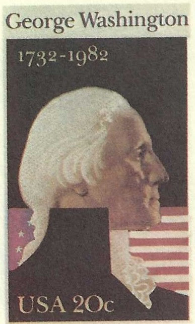 1982 George Washington Masonic First Day Cover – Knights Templar Birthplace Station – Washington 250th Anniversary
