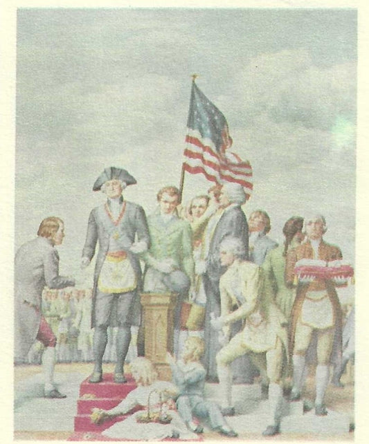 1982 George Washington First Day Cover – Scottish Rite 33° – Mount Vernon Postmark