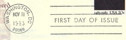 1983 Reformation Hymn First Day Cover – Martin Luther – Washington, DC