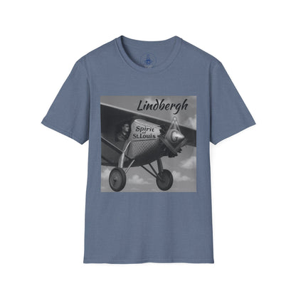 Vintage Airplane Graphic T-Shirt, Retro Pilot Tee, Unisex Aviation Shirt, Gift for Aviation Enthusiasts, Spirit of St. Louis Merch