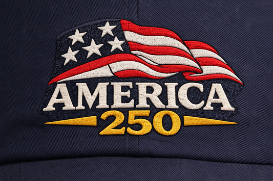America 250 Patriotic Hat – Masonic Square & Compasses Embroidered Cap