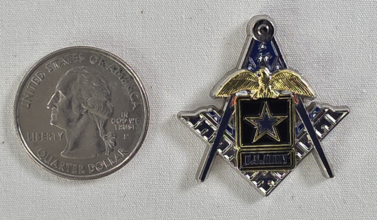 U.S. Army Masonic Pin & Patch Set
