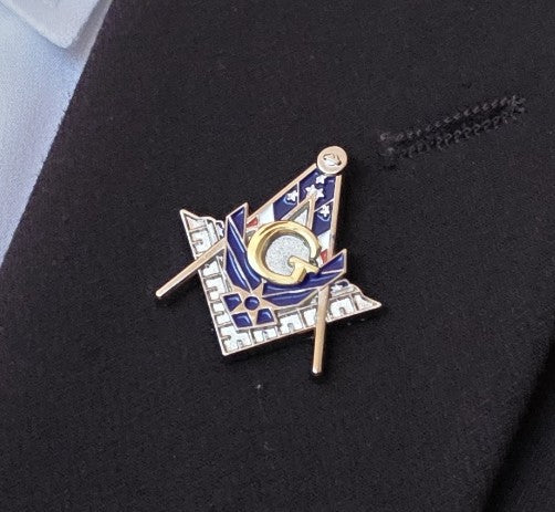 U.S. Air Force Masonic Pin & Patch Set