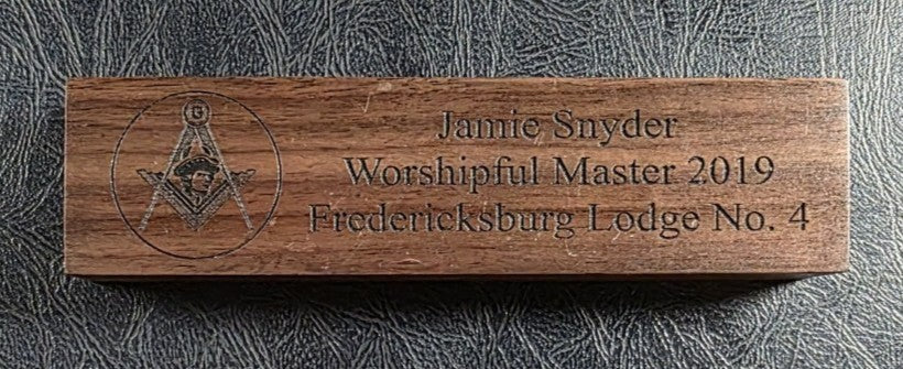Walnut Presentation Box for Historic Pen Series