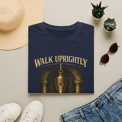 Walk Uprightly – The Plumb Masonic T-Shirt