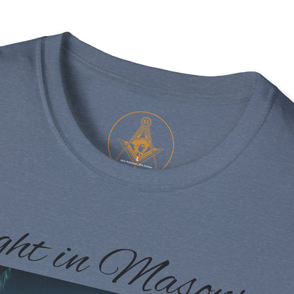 Light in Masonry Unisex Softstyle T-Shirt – Inspirational Lantern Design