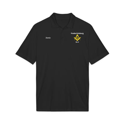 Personalized Masonic Lodge Performance Polo – Custom Name & Lodge
