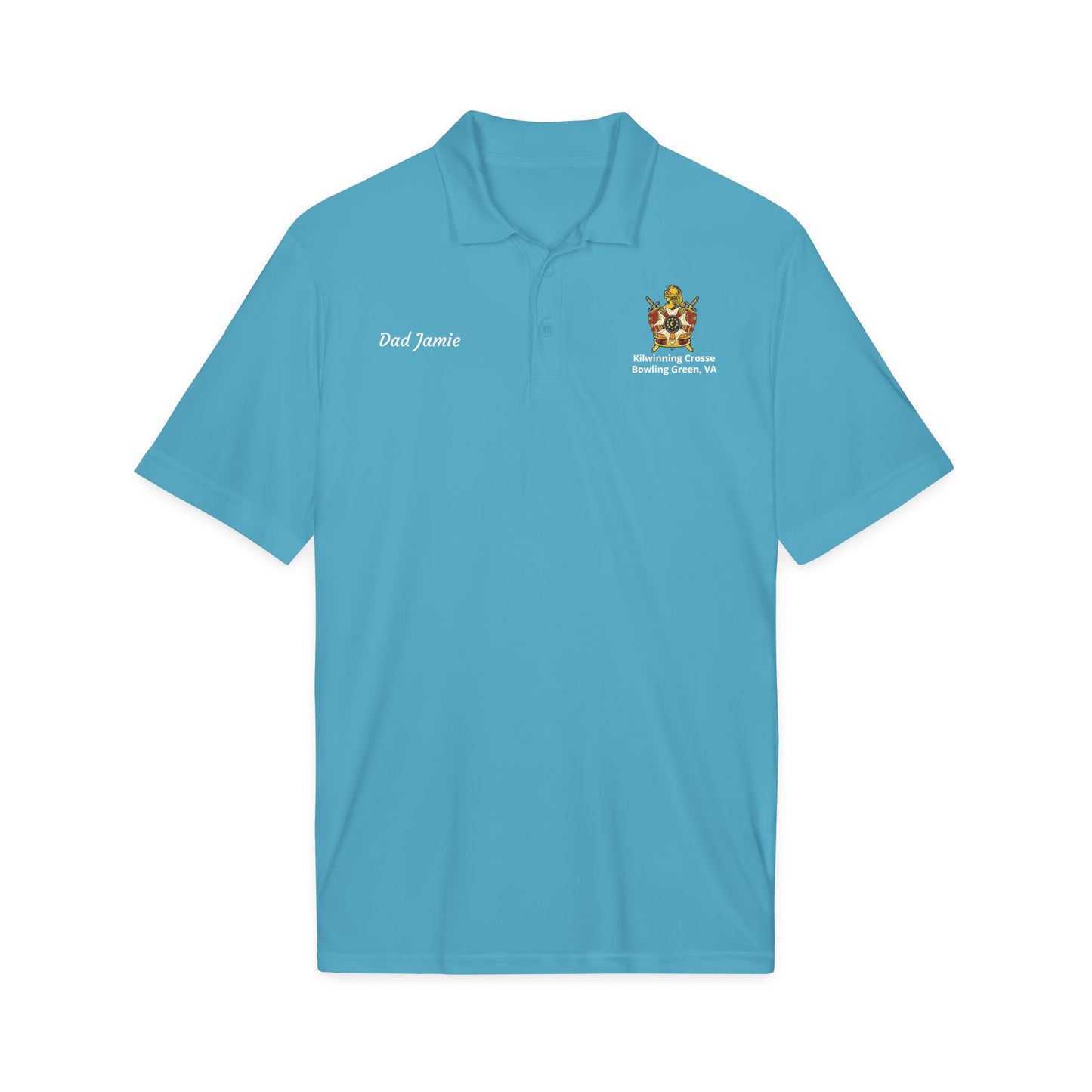Personalized DeMolay Performance Polo – Sport-Tek® ST550 | Support Kilwinning Crosse Chapter