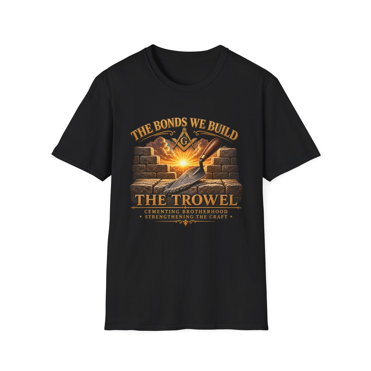 The Bonds We Build – The Trowel Masonic T-Shirt