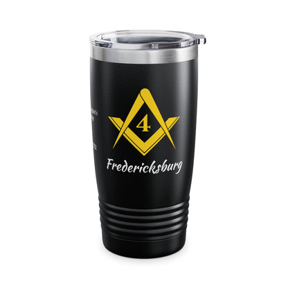 Fredericksburg Ringneck Tumbler - 20oz Masonic Travel Mug