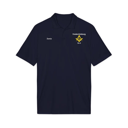 Personalized Masonic Lodge Performance Polo – Custom Name & Lodge