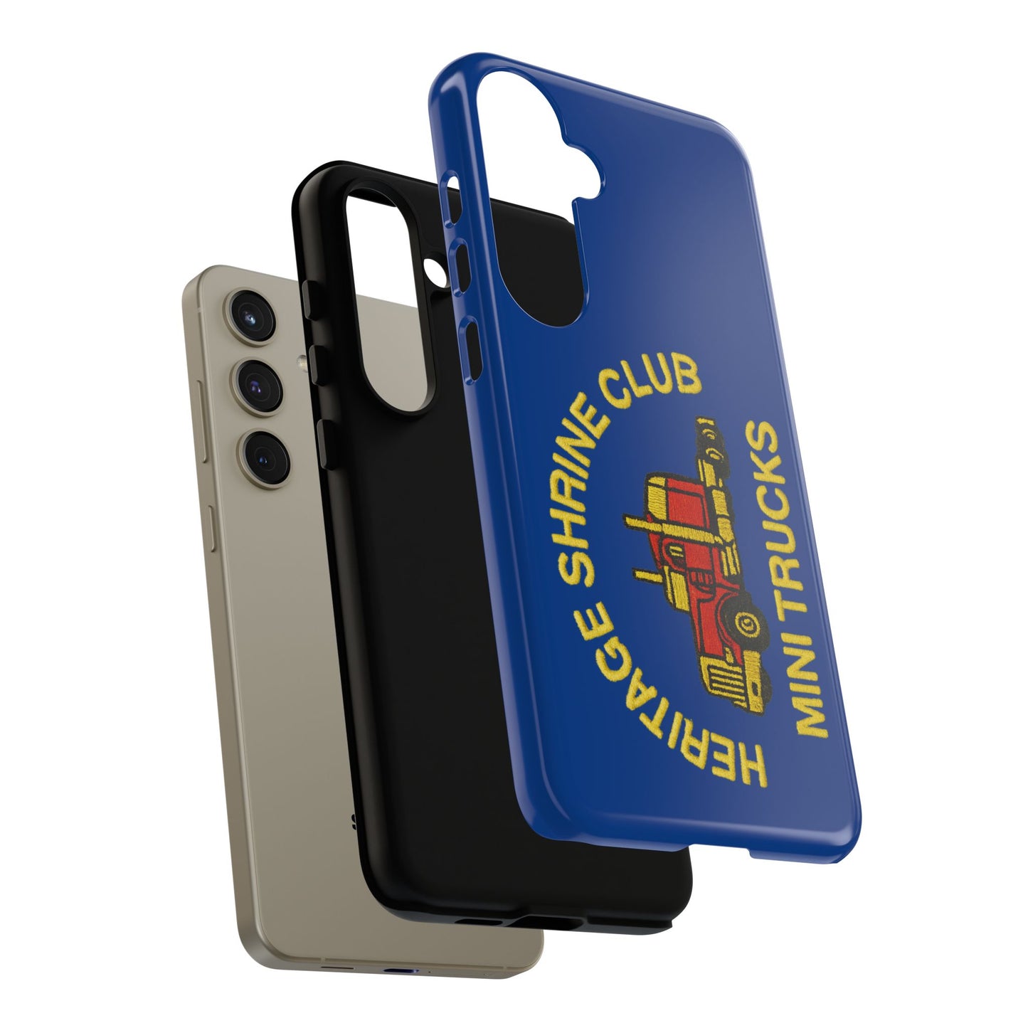Heritage Shrine Club Mini Trucks Phone Case, Tough Phone Cover, Heritage Shrine Club Gift, Retro Truck Accessories, Car Enthusiast Case