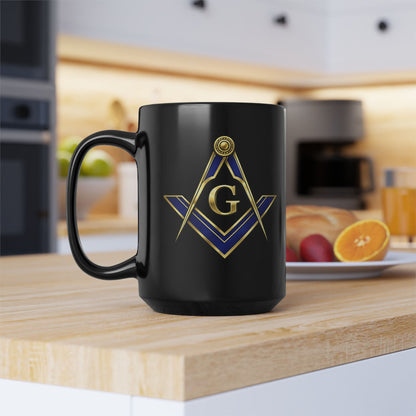 Square & Compasses – Masonic Coffee Mug