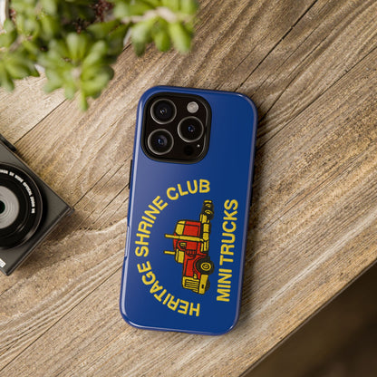 Heritage Shrine Club Mini Trucks Phone Case, Tough Phone Cover, Heritage Shrine Club Gift, Retro Truck Accessories, Car Enthusiast Case