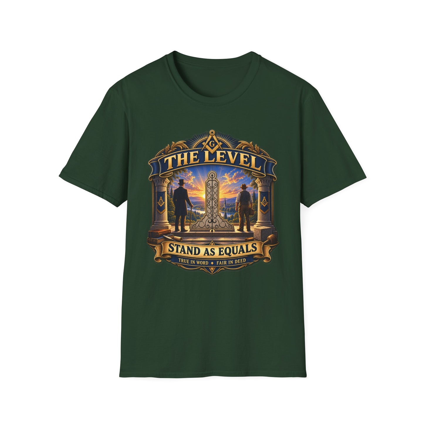 Stand as Equals – The Level Masonic T-Shirt